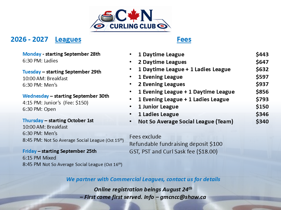 League Information & Fees
